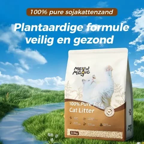 Meowmagic Pet and Cat Litter (PureTofu) 3.5KG
