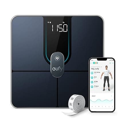 eufy Smart Scale P2 Pro, Digitale Badkamerweegschaal WiFi & Bluetooth, 16 Metingen