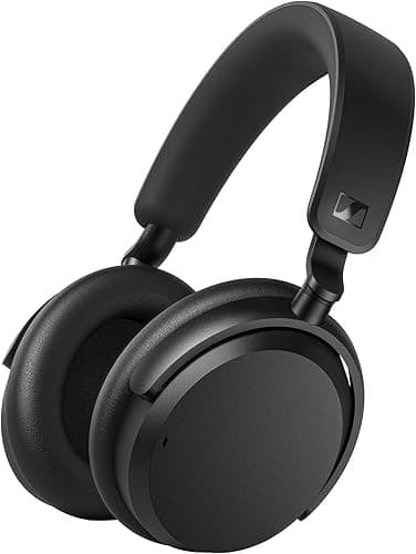 Sennheiser ACCENTUM draadloze bluetooth-hoofdtelefoon - 50 uur accuduur, hoogwaardige audio, hybride ruisonderdrukking (ANC), langdurig comfort en helder spraakgeluid voor gesprekken, Zwart