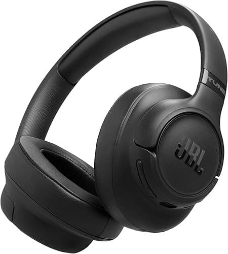 JBL Tune 780 NC draadloze over-ear koptelefoon, zwart - met Adaptive Noise Cancelling, Bluetooth, lichtgewicht ontwerp, 76 uur batterijduur, Google Fast Pair, en Microsoft Swift Pair