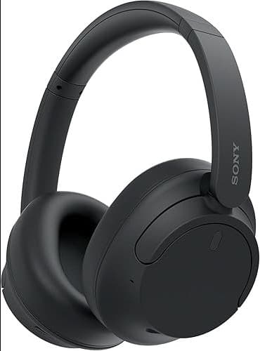 Sony WH-CH720N ruisonderdrukkende draadloze Bluetooth-hoofdtelefoon - batterijduur tot 35 uur en snel opladen - zwart