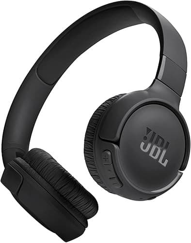 JBL Tune 520BT draadloze on-ear-koptelefoon in zwart - Met JBL Pure Bass Sound, Bluetooth 5.3, handsfree bellen en 57 uur batterijduur